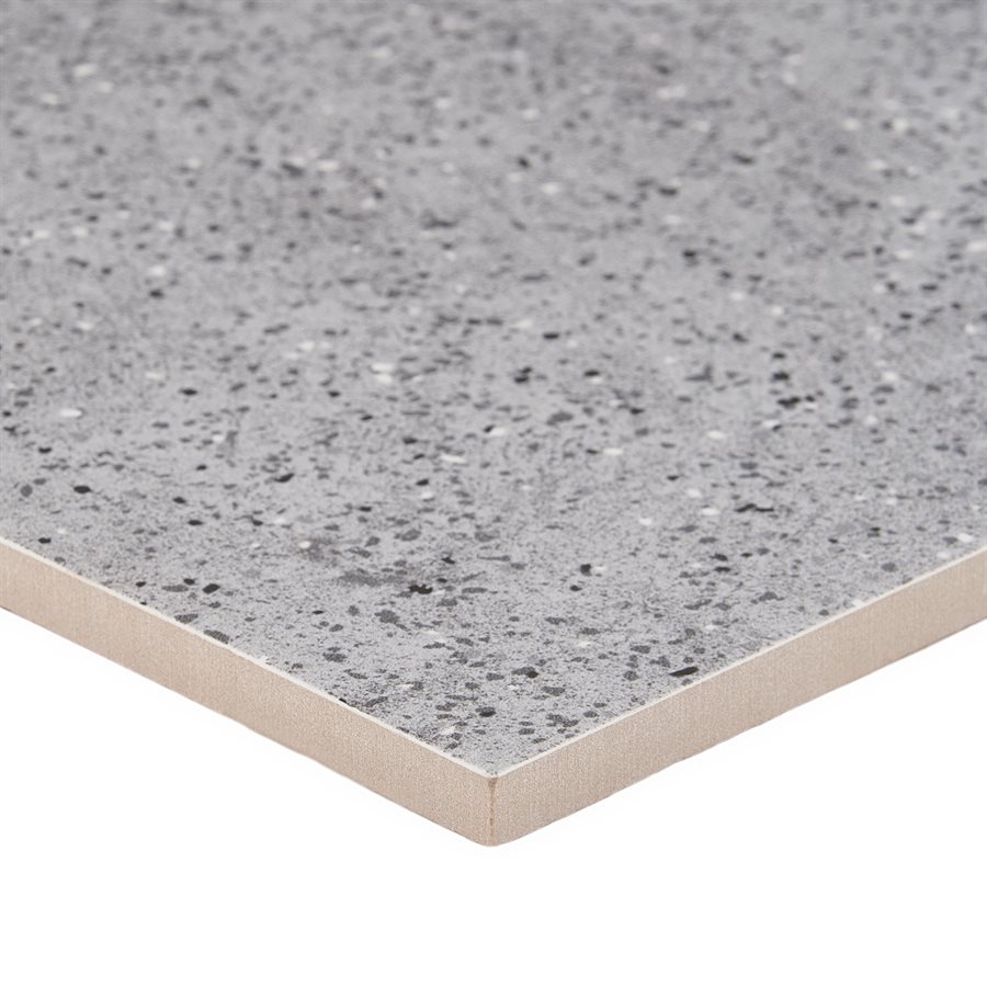 GeoPrism Terrazzo Gris 8x8 by Elizabeth Sutton