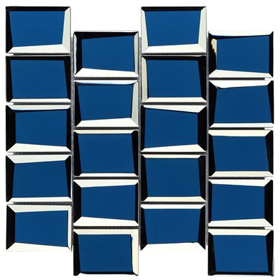 CO-Reverso Glam Blue- Sold by Sheet 10.82x11.81 (.88sqft)