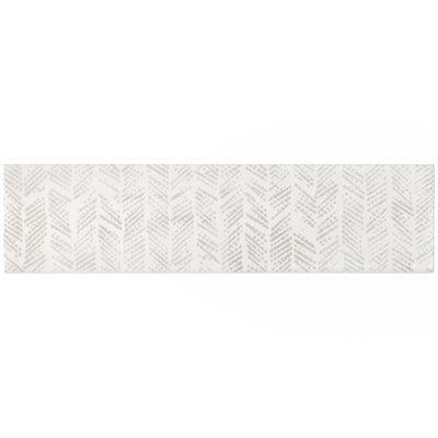 Vian Chevron White Décor 2x10