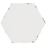 CostaHex Solaro White 6" Hex