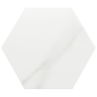 Ducale Statuario 6” Hexagon Matte