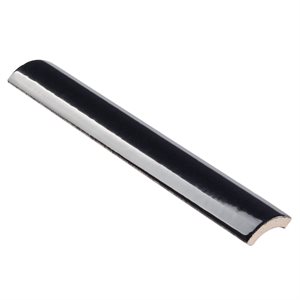 Market Street Black 1 / 4 Round Bullnose