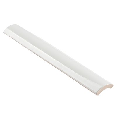 Market Street White 1 / 4 Round Bullnose