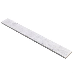 Marmi D'Italia Bianco Gioia Bullnose 3x24 Matte