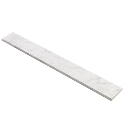 Marmi D'Italia Bianco Gioia Bullnose 3x24 Polished