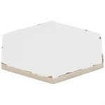 CostaHex Solaro White 6" Hex