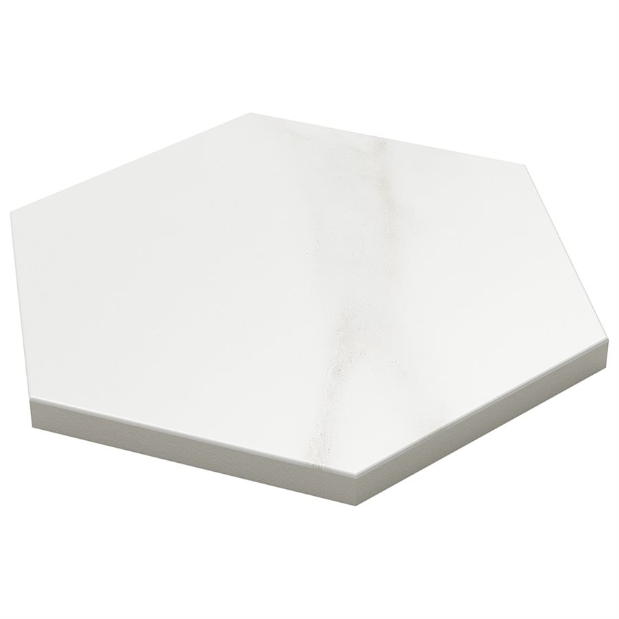 Ducale Statuario 6” Hexagon Matte