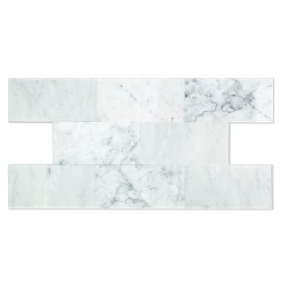 White Carrara 3x6 Polished